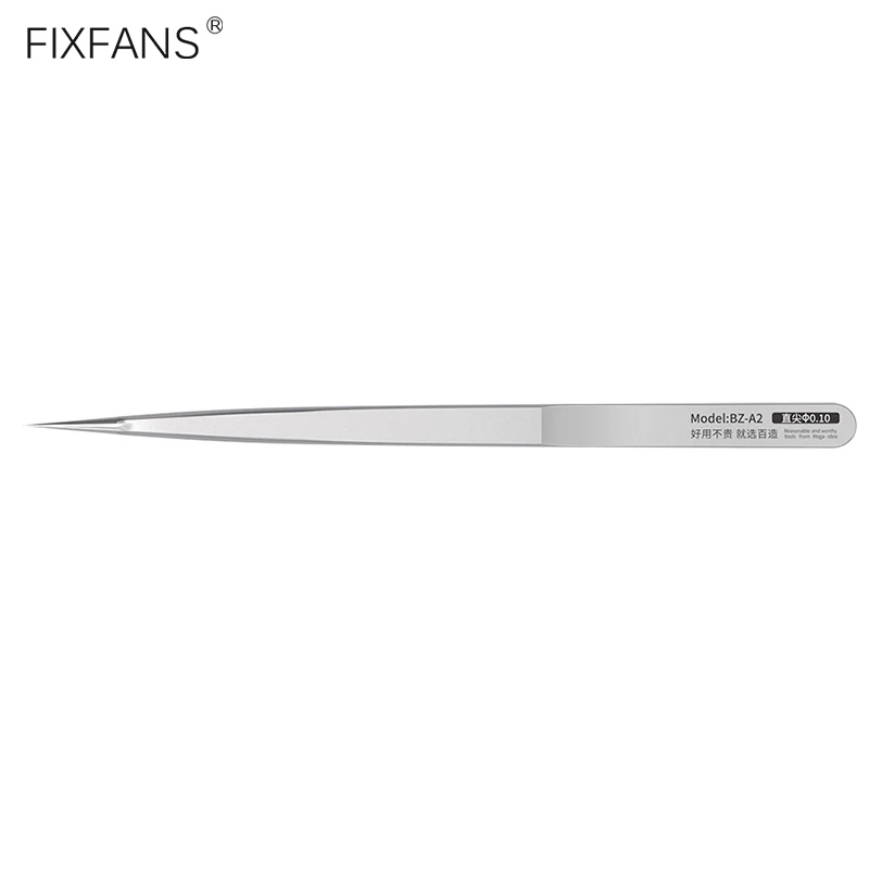 

0.1mm Ultra Thin Fine Point Tweezers Non-Magnetic Stainless Steel Precision Tweezers for Electronic Repair Micro Soldering Tools