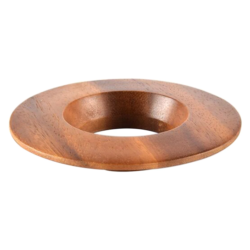 Wooden Filter Stand - Coffee Dripper Bracket - Pour Over Cone Drip Holder - Tea Leaf Filtering- Wood, Brown