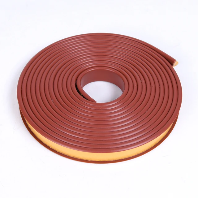 1 M Self Adhesive Edge Banding for Wood Furniture Wardrobe Wine Cabinets Desk Etc Edge Guard Strip Decoration PVC Edge Tape Red-brown