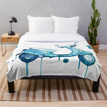 

Scooter Away Blanket Wool Flannel Plush Blanket Bedspread For office Sherpa Blanket Couch Quilt Cover Travel