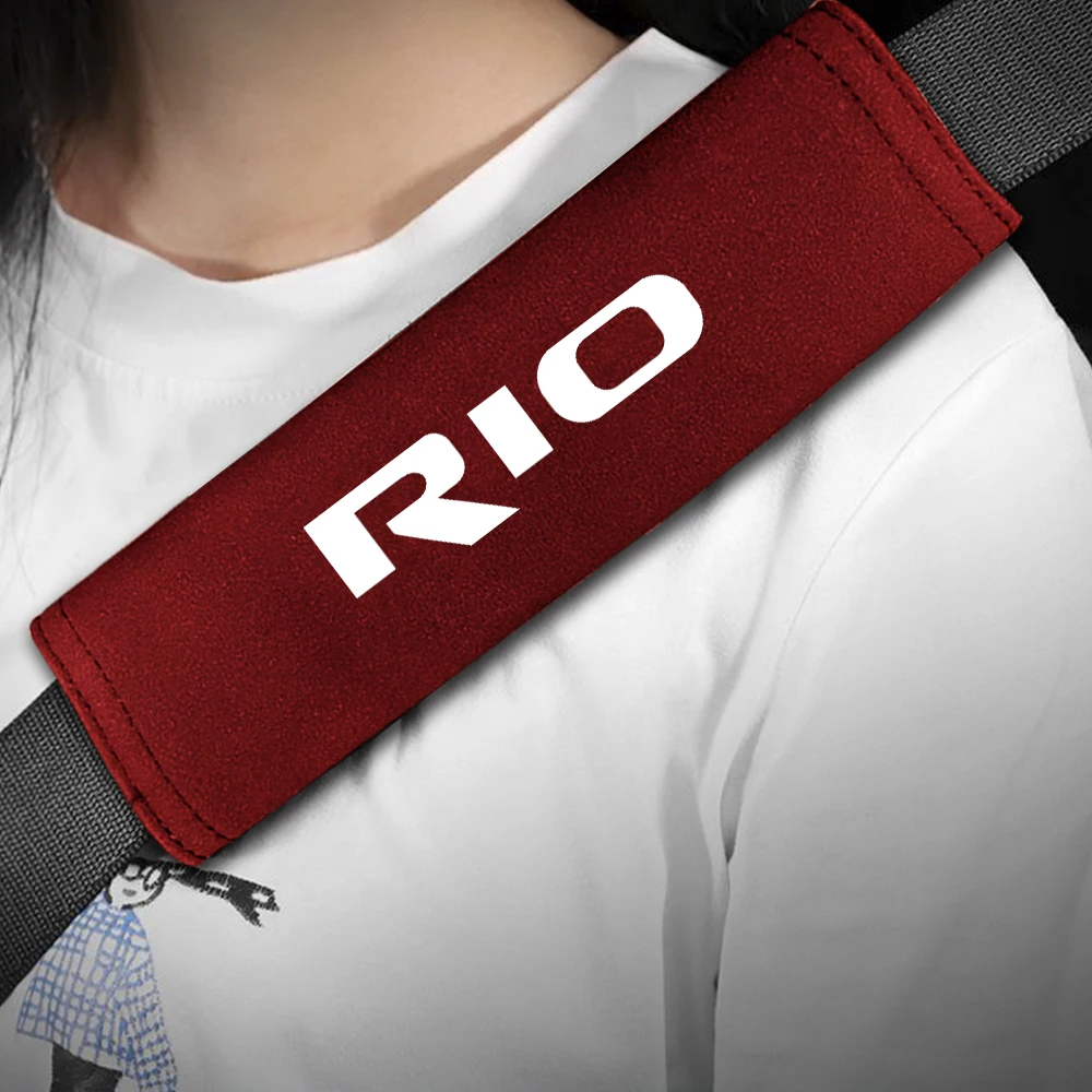 Защитные ремни с логотипом для Kia RIO аксессуары интерьера из искусственной кожи |
