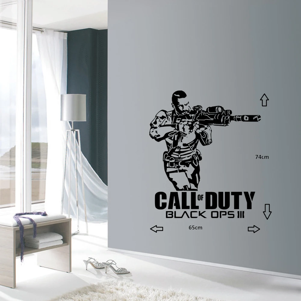 Call of duty style chinuk & gamer tag-PS3 XBOX Mur Art Autocollant Enfants Chambre No1 