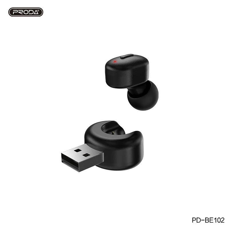 PRODA Высококачественная Беспроводная bluetooth гарнитура TWS 5 0 высокоемкая батарея с