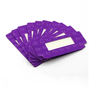 

Purple Pink Mink Lashes Paper Packaging Boxes Wholesale 10/20/30/50/100 Pieces Rectangle Silver False Eyelashes Box In Bulk