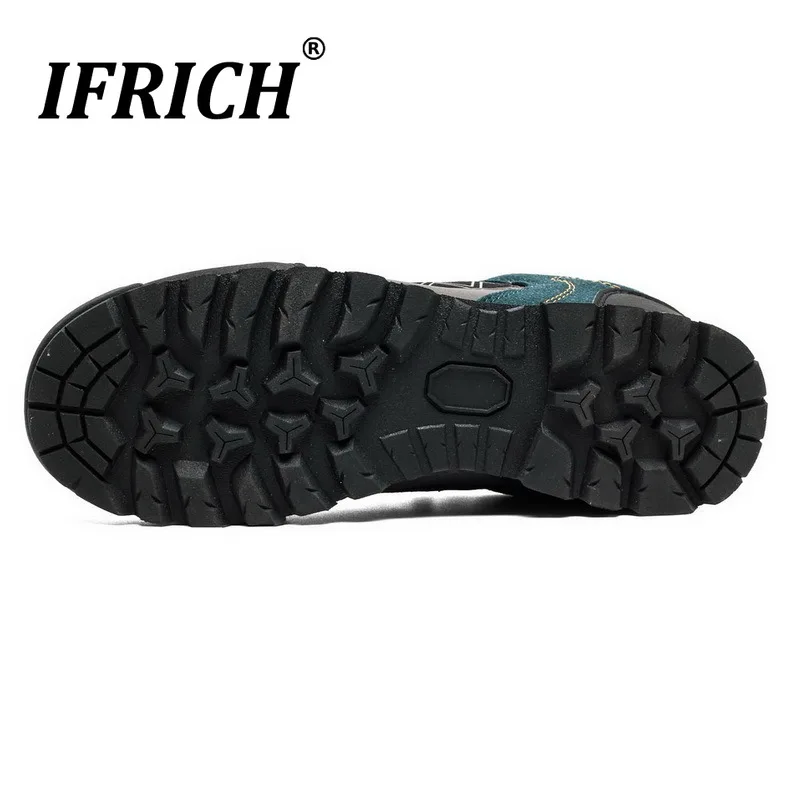 Ifrich мужские кроссовки для пеших прогулок дизайнерская мужская обувь для альпинизма дизайнерская уличная Мужская походная Брендовая обувь противоскользящие спортивные мужские кроссовки