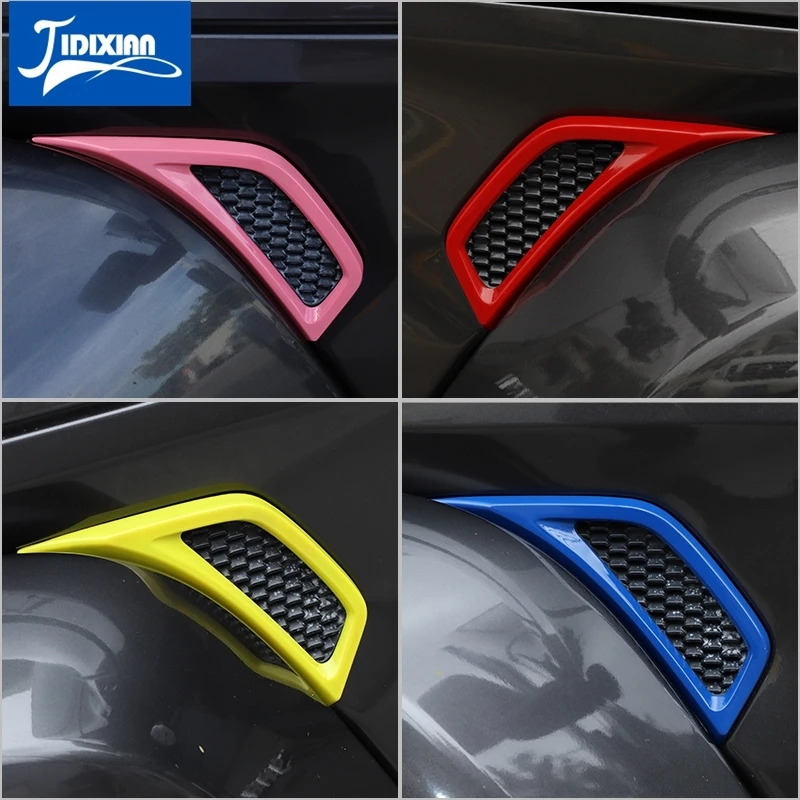 Red Bonbo Exterior Accessories Car Wheel Eyebrow Side Air Conditioning Vent Outlet Decoration Cover Trim ABS for 2018-2021 Jeep Wrangler JL JLU & Gladiator JT 2PCS Red Bonbo Exterior Accessories Car Wheel Eyebrow Side Air Conditioning Vent Outlet Decoration Cover Trim ABS for 2018-2021 Jeep Wrangler JL JLU & Gladiator JT 2PCS