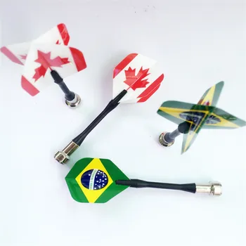 

6pcs Bullseye Target Game Child Safety National Flag Magnetic Dart Super Suction