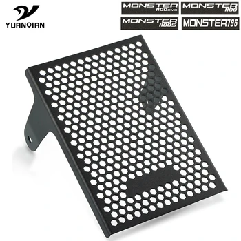 

Motorcycle Radiator Guard Grille Aluminum Oil Cooler Cover For Ducati Monster1100 Monster796 Monster 1200 EVO/S Monster 1100 796