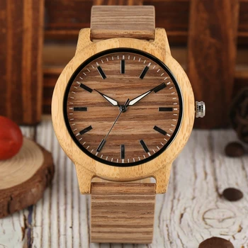 

Royal Novelty Arts Corkwood Leather Wood Watches Men's Watch Bamboo Wood Clock Couple Lover's Creative Gifts for Men Women Reloj