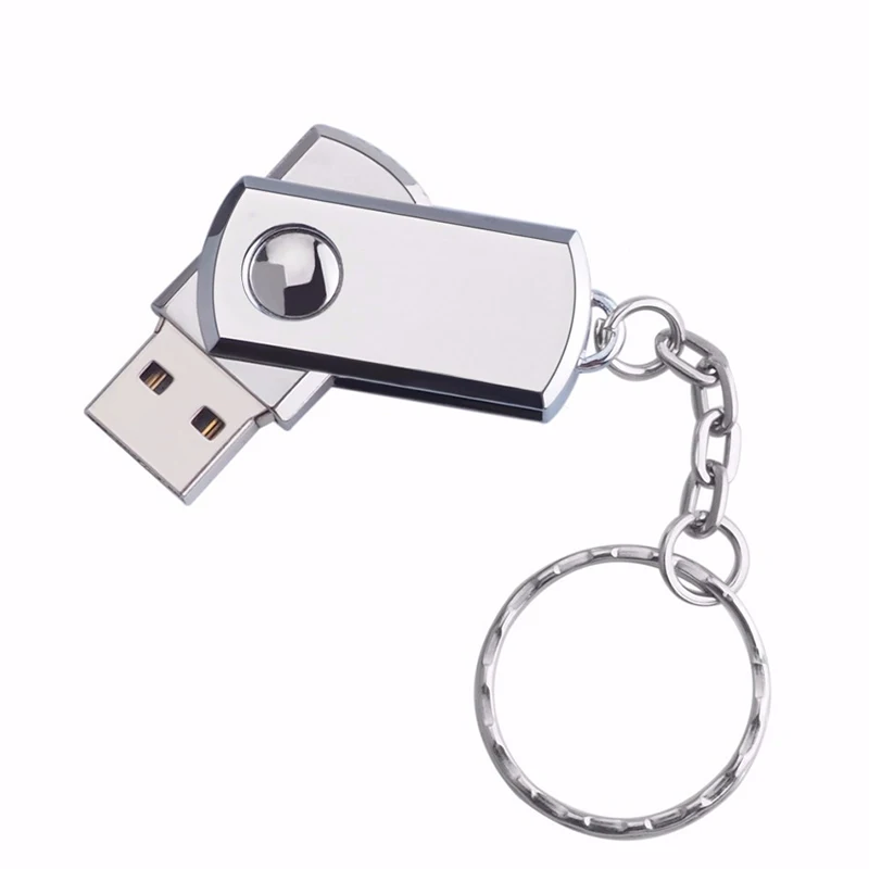 Нержавеющая сталь флеш-накопитель 1 ТБ USB флэш-накопитель 512 ГБ 256 128 Cle USB 2,0 Pendrive Memory Stick с цепочкой для ключей thumbdrive