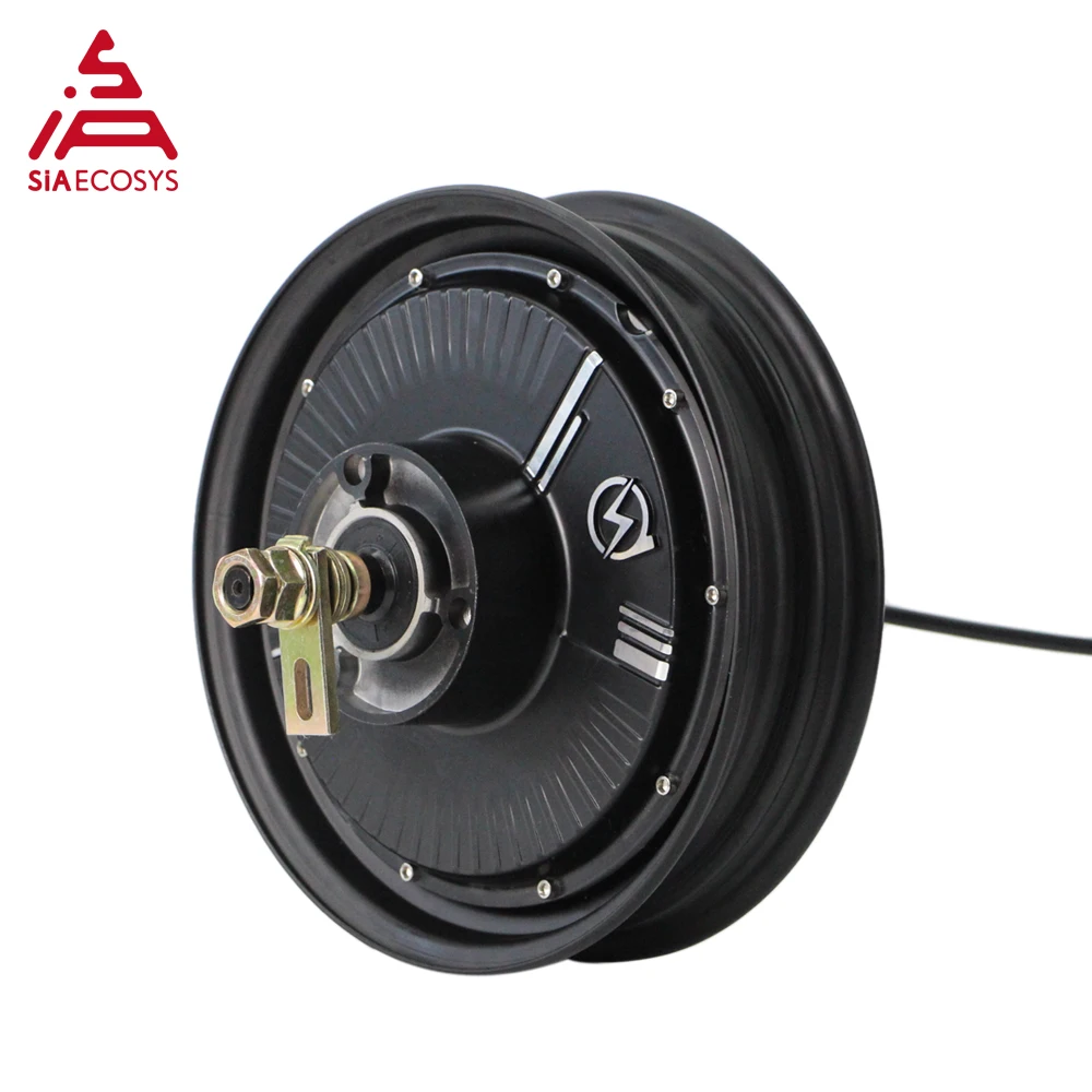 US $285.00 QSMOTOR 10x215inch 2000W 48V 35kph in wheel hub motor with EM50SP controller BLDC motor kits for Electric Scooter Tricycle