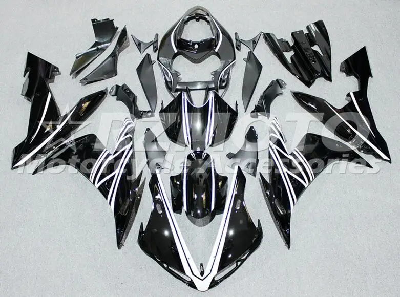 ABS Литье Мотоцикл Обтекатели наборы Подходит для Yamaha YZF-1000-R1 2004 2005 2006 04 05 06 обтекатель кузова Комплект черный белый