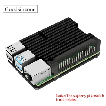 

Armor Aluminum Case for Raspberry Pi 4 Model B, Auto Cooling Metal Case with Heatsink Thermal Adhesive for Pi4 4B