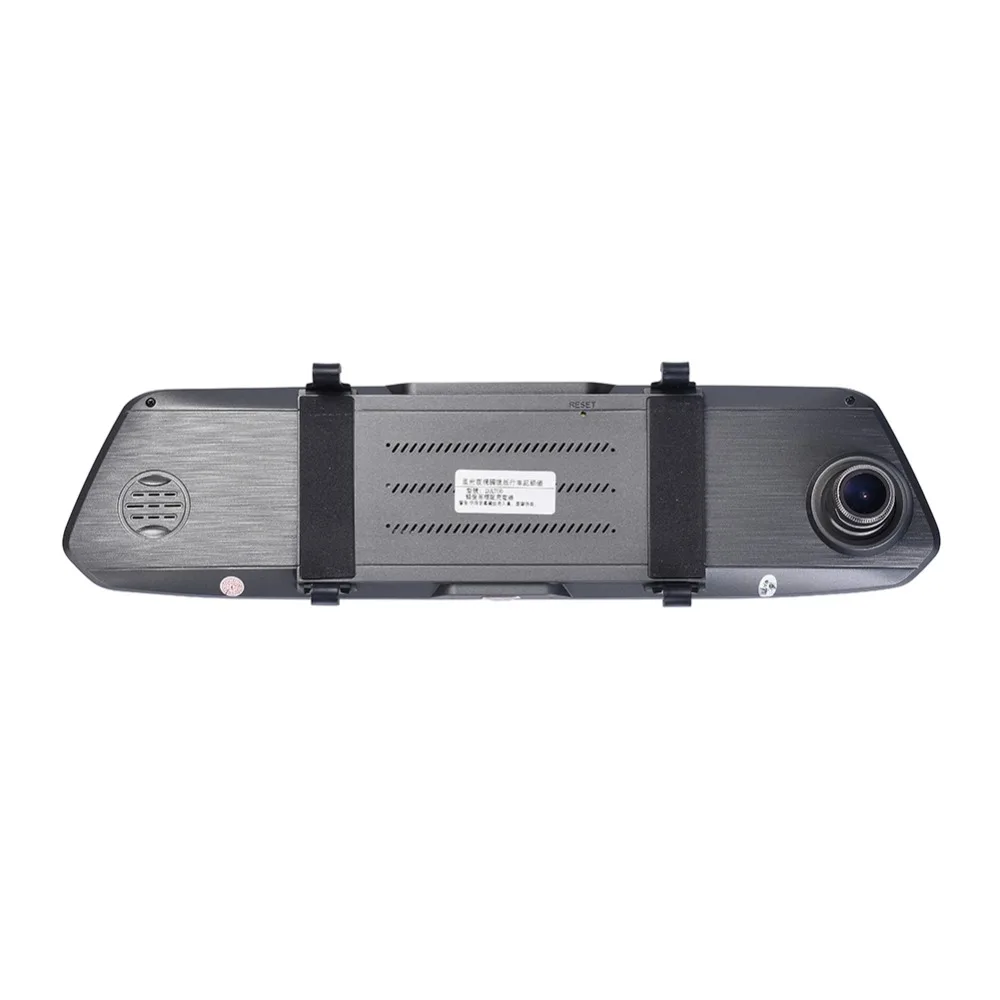 " ночного видения Автомобильный видеорегистратор Dashcam dvr зеркало видео рекордер 160 ° широкоугольное зеркало заднего вида двойной объектив видеорегистратор сенсорный экран