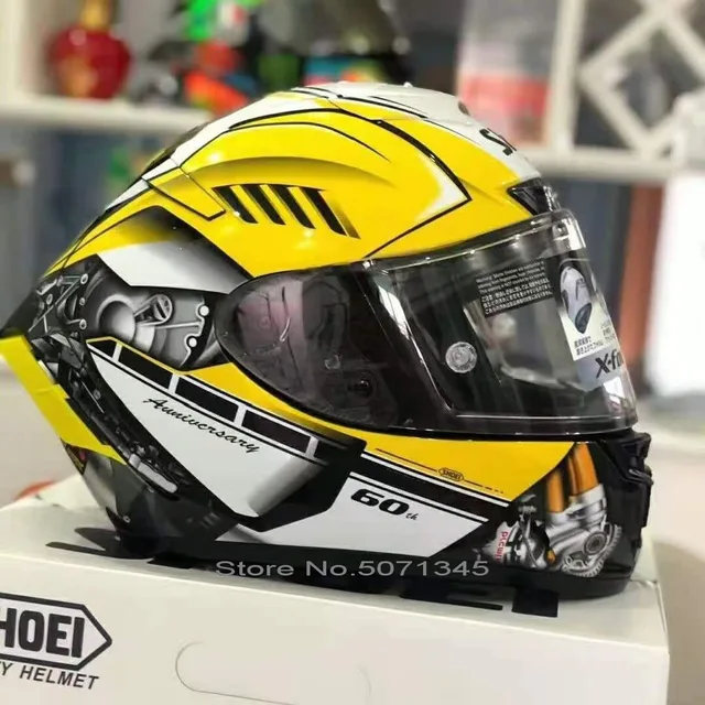 Full Face Motorcycle Helmet X14 Silver 