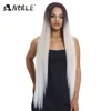 Noble Hair Wigs For Black Women Straight Synthetic Lace Front Hair 38 Inch Ombre Lace Front Wig Cosplay Blonde Lace Front Wig 1