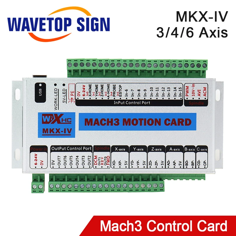 USB порт для Windows 7 Systerm модель Mach 3 контрольная карта с ЧПУ 3axis 4axis 6axis XHC MK4 CNC Mach3|windows