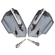 2xUniversal мотоциклы рукавицы руль управления для мотоциклов ручной кисточки гвардии ручки защитное устройство ветрового стекла защитная пленка