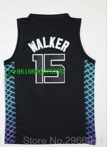 A+++ Качественная мужская футболка для взрослых#15 Kemba Walker