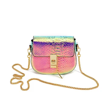 

Rainbow Bag Fashion Women Handbags Tote Hologram Handbag Purse Shoulder Bag Coin Purses
