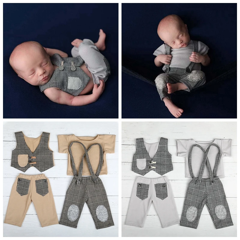 

Новый детский костюм для мальчиков 0-2 м, реквизит для фотосъемки в студии, аксессуары для фотографирования новорожденных