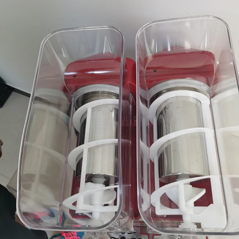 New Frozen Drink Slushy Machine Frozen Drink Slush Making Machine 3 Cylinder Snow Melting