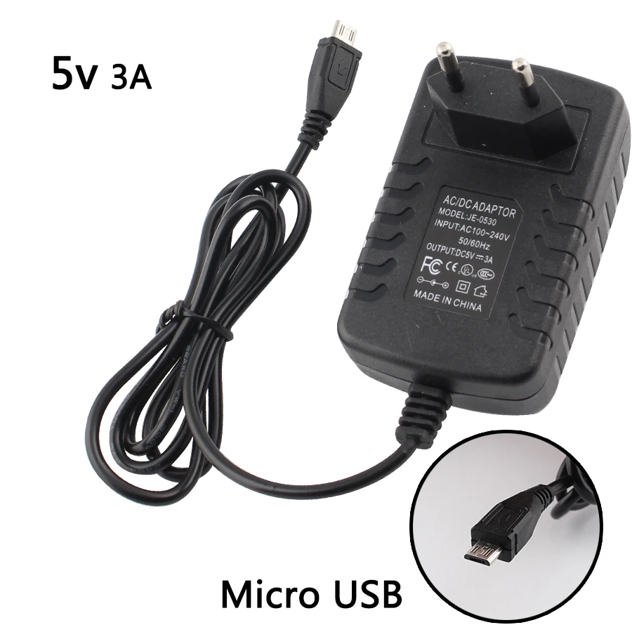220 В 5 в USB универсальный адаптер питания постоянного тока 3 А Micro