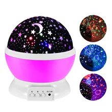 Романтический Звездное небо светодиодный ночной Светильник Новинка, светящаяся Игрушка-проектор Батарея USB Ночной светильник творческий подарок на день рождения игрушки для детей