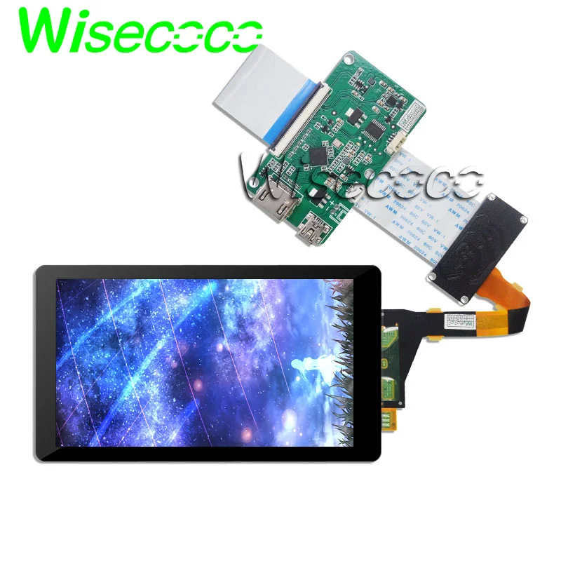 

5.5 inch 2K LS055R1SX04 LCD Display With glass protector removed backlight to MIPI Driver Board kit For DIY 3D Printer