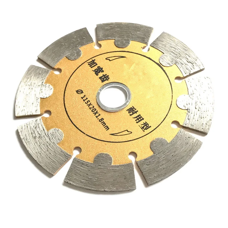 

Free Shipping of Home Decoration 114-115*20*10mm Segmented Saw Blades for Dry Cutting Concrete/Marble/Granite/General Purpose f