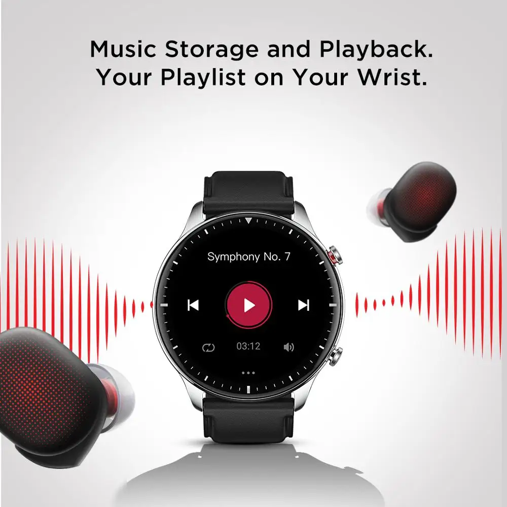Original Amazfit GTR 2 Smartwatch 326ppi Display Music 14-day Battery Life Sleep Monitoring Smart Watch For Android iOS Phone |