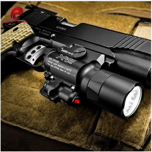 Element Airsoft Surefir X400U пистолетный светильник тактический флэш-светильник Красный Лазерный Пистолет оружейный светильник EX367