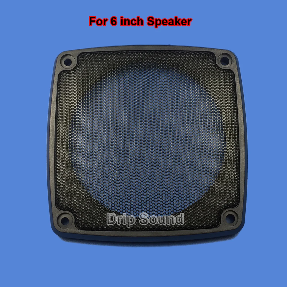 For 6-inch Speaker Для " /4"/" /6" дюймов Автомобильный аудио динамик преобразования чистая Крышка декоративный круг металлическая сетка решетка - Цвет: For 6-inch Speaker