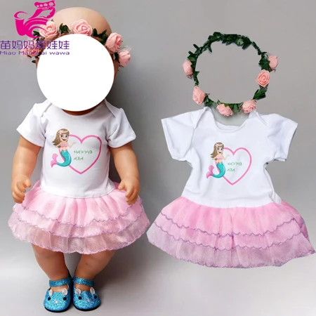 40 см; Одежда для куклы; брюки; рубашка; юбка для 1" 45 см; платье для куклы в американском стиле; детский подарок - Цвет: A4