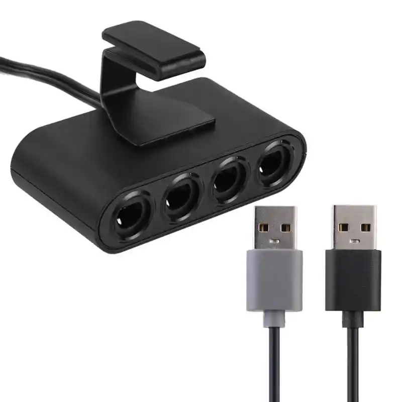 4ports Fur Gc Cube Spiel Controller Konverter Usb Adapter Fur Nintend Wii U Schalter Pc Adapter Mit Home Turbo Funktion Usb Empfanger Adapter Aliexpress