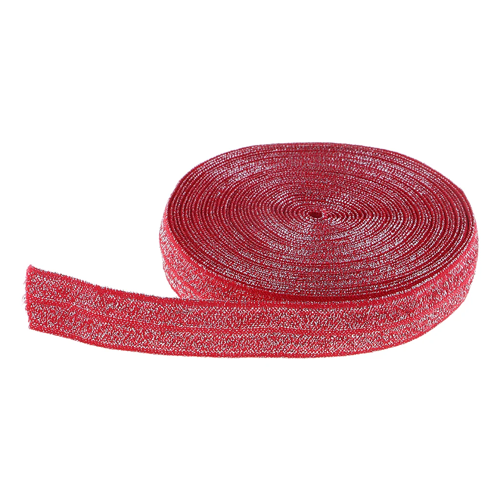 5 Yards Stretch Flat Elastic Waist Band Cotton Sewing Trouser Dressmaking - 5 Colors Optional