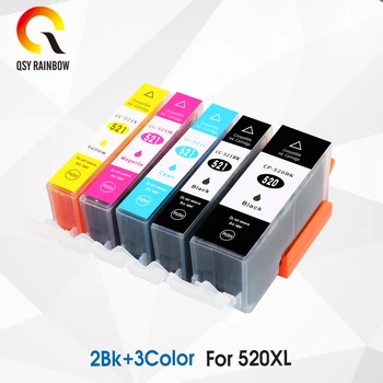 

Compatible 5pk PGI-520 CLI-521 ink cartridge for Canon Pixma MP540 MP550 MP560 MP620 MP630 MP640 MP980 MP990 MX860 MX870 IP3600