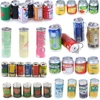 1/3/4/5/6Pcs 1:12 Scale Miniature Dollhouse Mini Beer Cans Wink Drinks Play Food for Blyth Barbies Doll Miniture Drink Toys 1