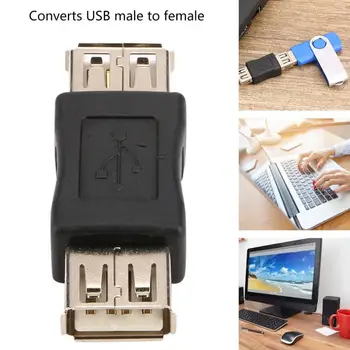 

USB 2.0 Type A Female to Female Coupler USB Adapter Connector to F / F Converter Application in Lighting
