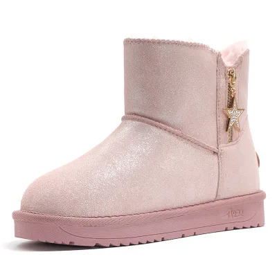 

2019 New Women Australia Boots Ug Women Snow Boots Ankle Boots Warm Winter Boots Woman Flats Shoes Female Fashion Nice Boots