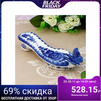 

Spoon stand "Shoe", 18 × 5 × 5 cm, gzhel 1215076