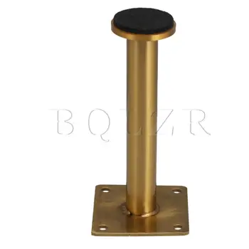

BQLZR 4 x Stainless Steel Black Furniture Legs 60x130mm for Cabinet Table Bed