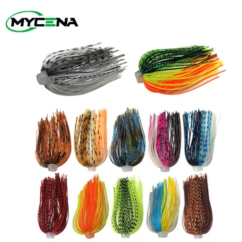 3/10PCS Silicone Skirt Fishing Lure 88 Strands 64mm Spinnerbait Buzzbait Jig Skirts Replacement Accessories 88 Strand Silicone Skirts 64mm Elastic Hole Fishing Lure Skirts for Buzzbait Spinnerbait Jig (3/10PCS) Fishing Lure Silicone Skirts 88 Strands 64mm 1