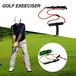 1pc Golf Swing Tension Belt Band Golf Swing Trainer Action Supplies Strength Club Device Strong Correction Trainer Golf B2c4