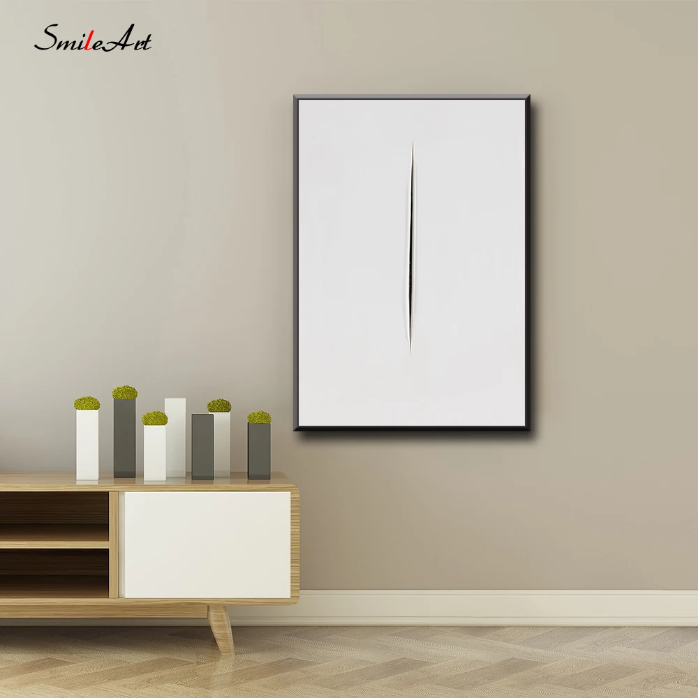 Creative Minimalist Brushwork Decorative Oil Painting Linear Wall Living Room Painter Installed Tapestries | Дом и сад