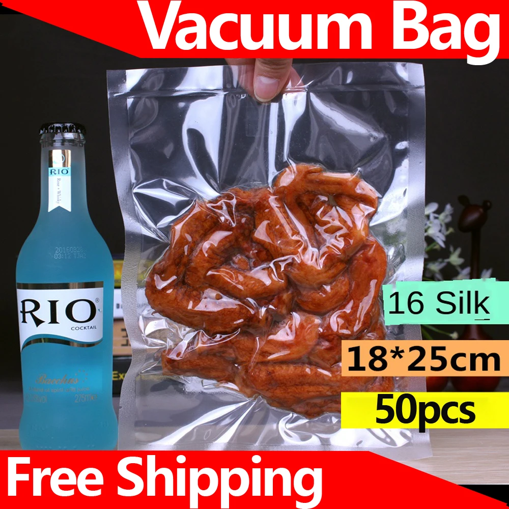 Sellador al vacío de alimentos para cocina, bolsa gruesa de almacenamiento de 0,16mm, bolsas de embalaje de alimentos al vacío, personalización al por mayor