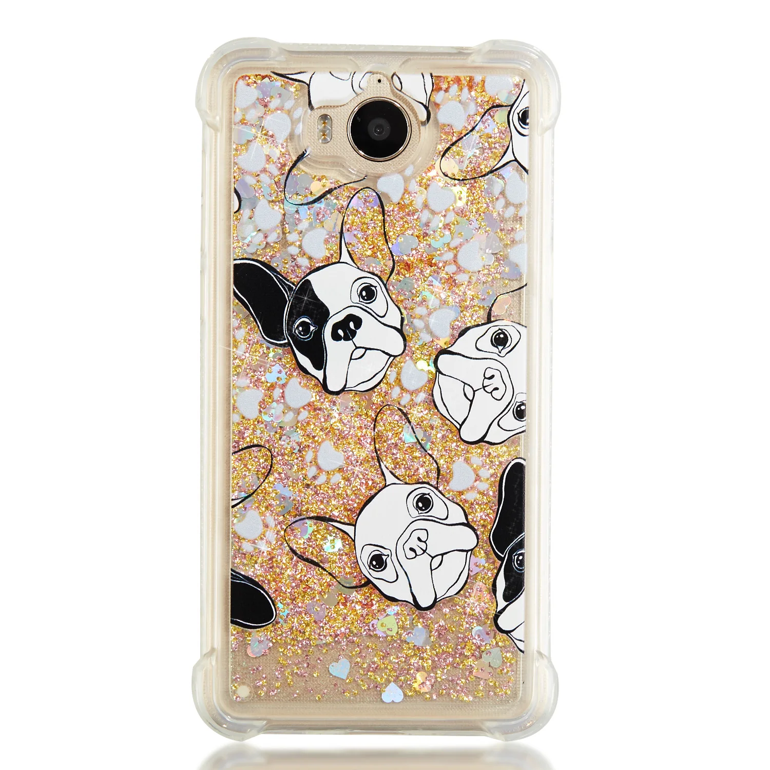 Для huawei Y5 Y6 Nova Young Bling с динамичными плавающими жидкими милый чехол MYA-U29 MYA-L22 MYA-L41 L11 Мягкий силиконовый чехол-бампер - Цвет: NO.5