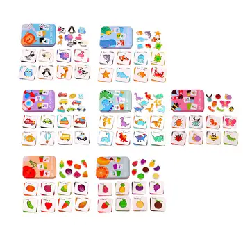 

Classic Cognitive Matching Puzzle Baby Jigsaw Board Kids Hot Selling Safety Expanding Thinking Montessori Educational Toys