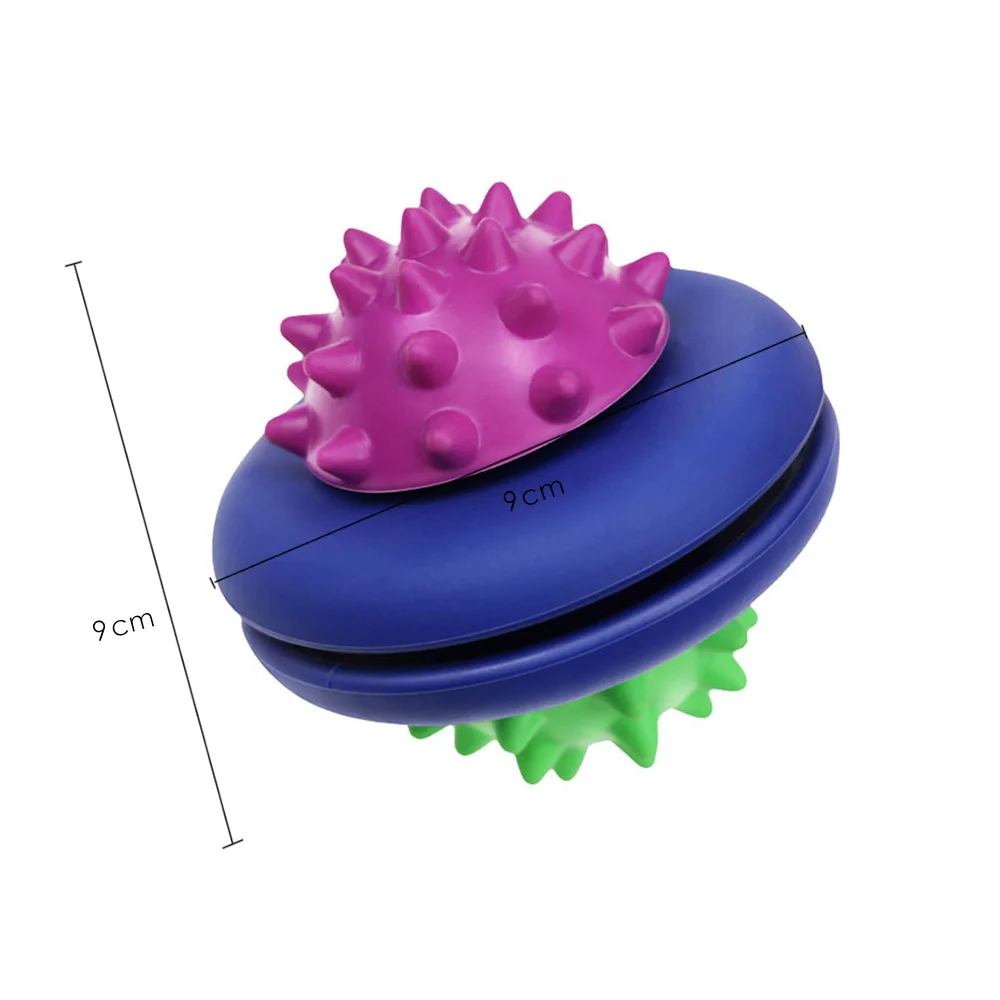 Pet Dog Toy Leaking Food Toy Spinning Ball Teddy Molar Rubber Toy Ball Interactive Bite-resistant Card Feeder