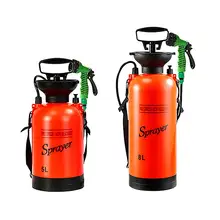 5л/8л портативный уличный душ для кемпинга Многофункциональный опрыскиватель полива цветов мытья автомобиля небольшого размера с распылителем для путешествий